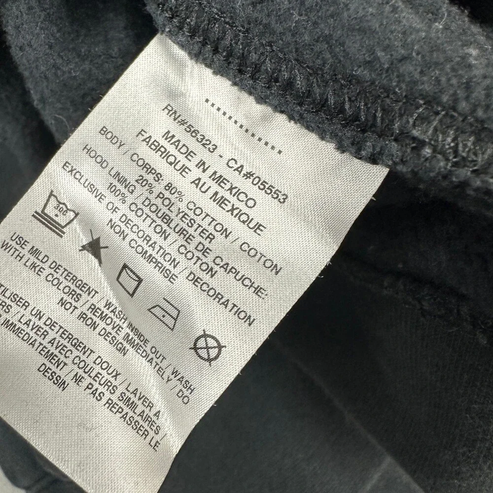 Nike Hoodie Men Large Black New York Pullover Fleece Sweatshirt Swoosh L